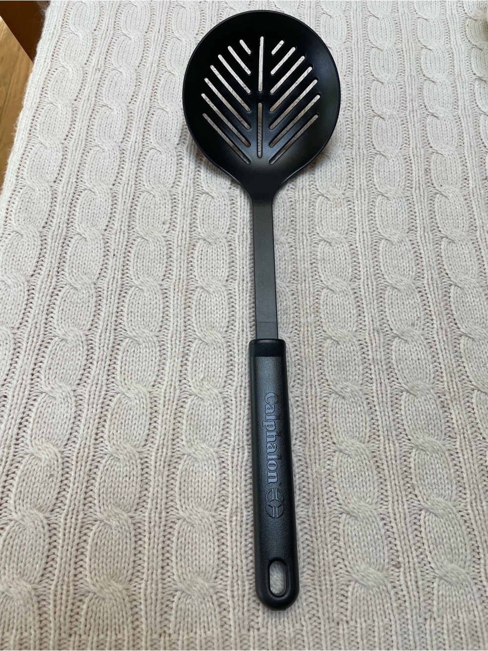 Calphalon Black Slotted Skimmer Ladel Spoon 15”